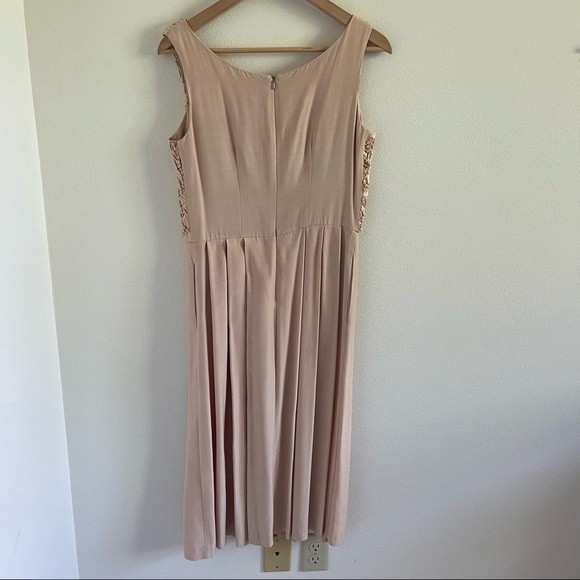 Vintage Champagne Ribbon Dress Fit and Flair Volup - Picture 10 of 14